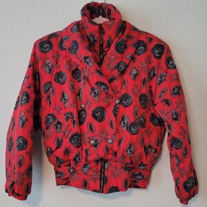 NILS Red and Black Ski Jacket